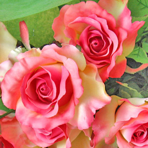 光触媒ピンクムーブローズの花束10本