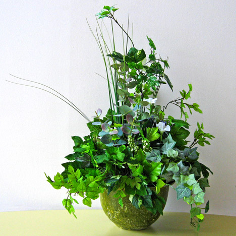 造花（アートフラワー）の販売「緑栄」: k020光触媒アートグリーン 