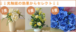 光触媒造花の効果